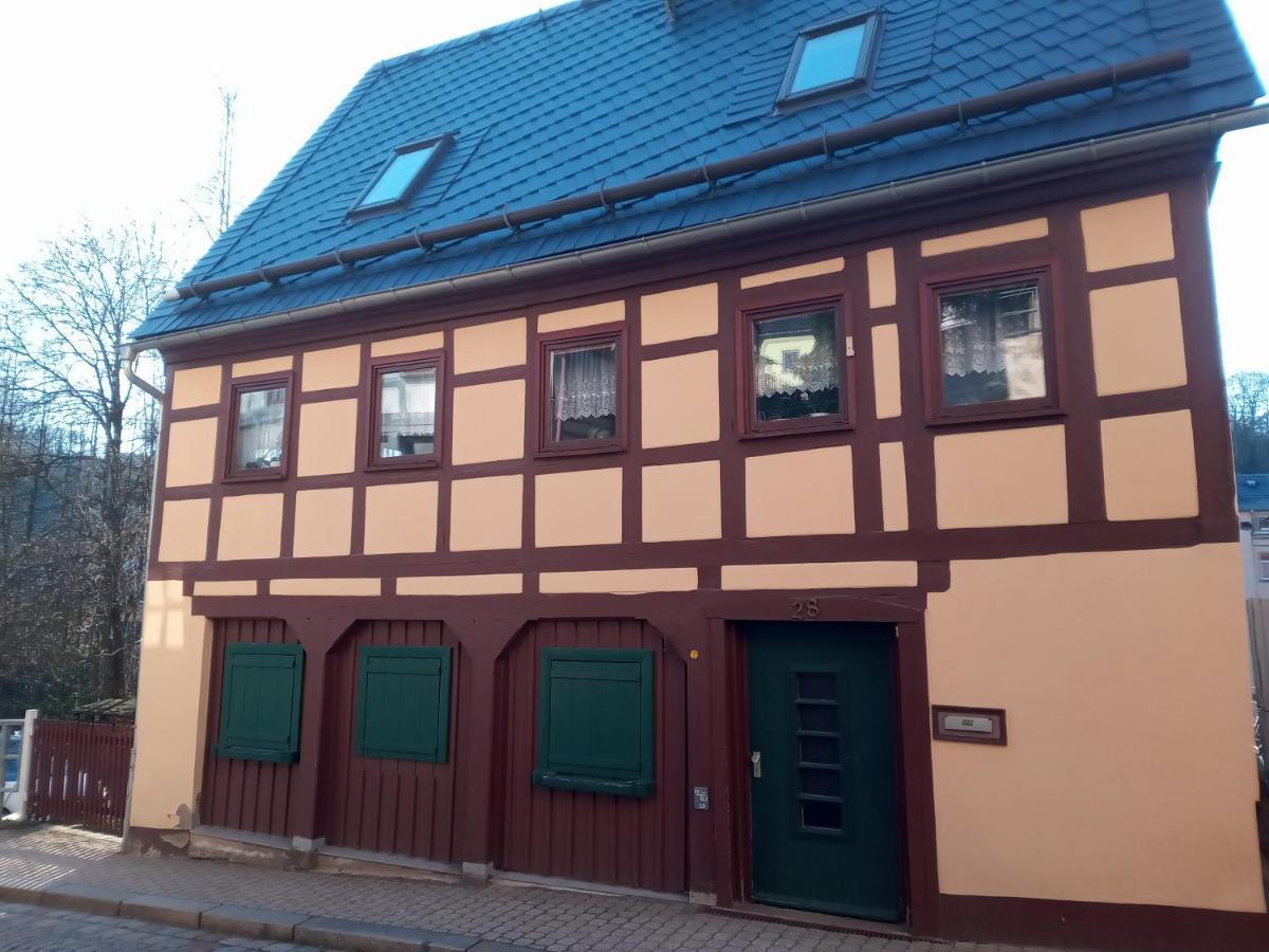 Ferienwohnung Zum Sebnitzer Hirsch Eksteriør billede